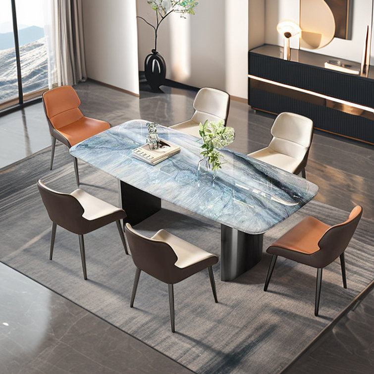 Rectangular dining table online for 8